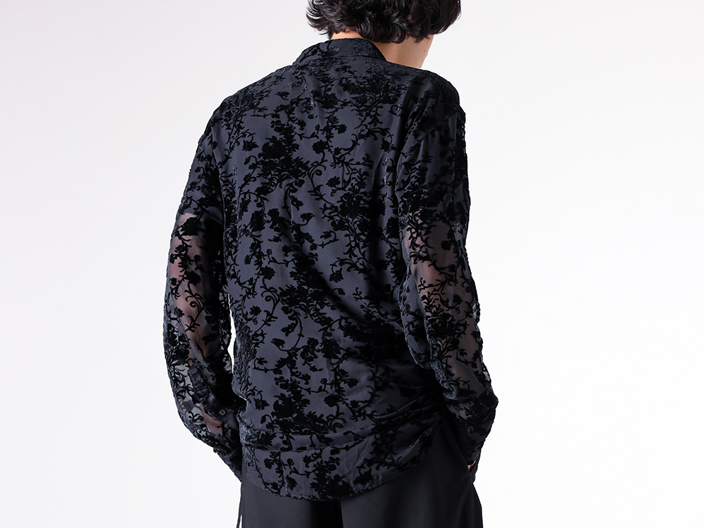 Ann Demeulemeester - 25-26AW - TOPS - MARK HIGH COMFORT SHIRT （Black） - 2520-M-SH02-FA616-099 1-005