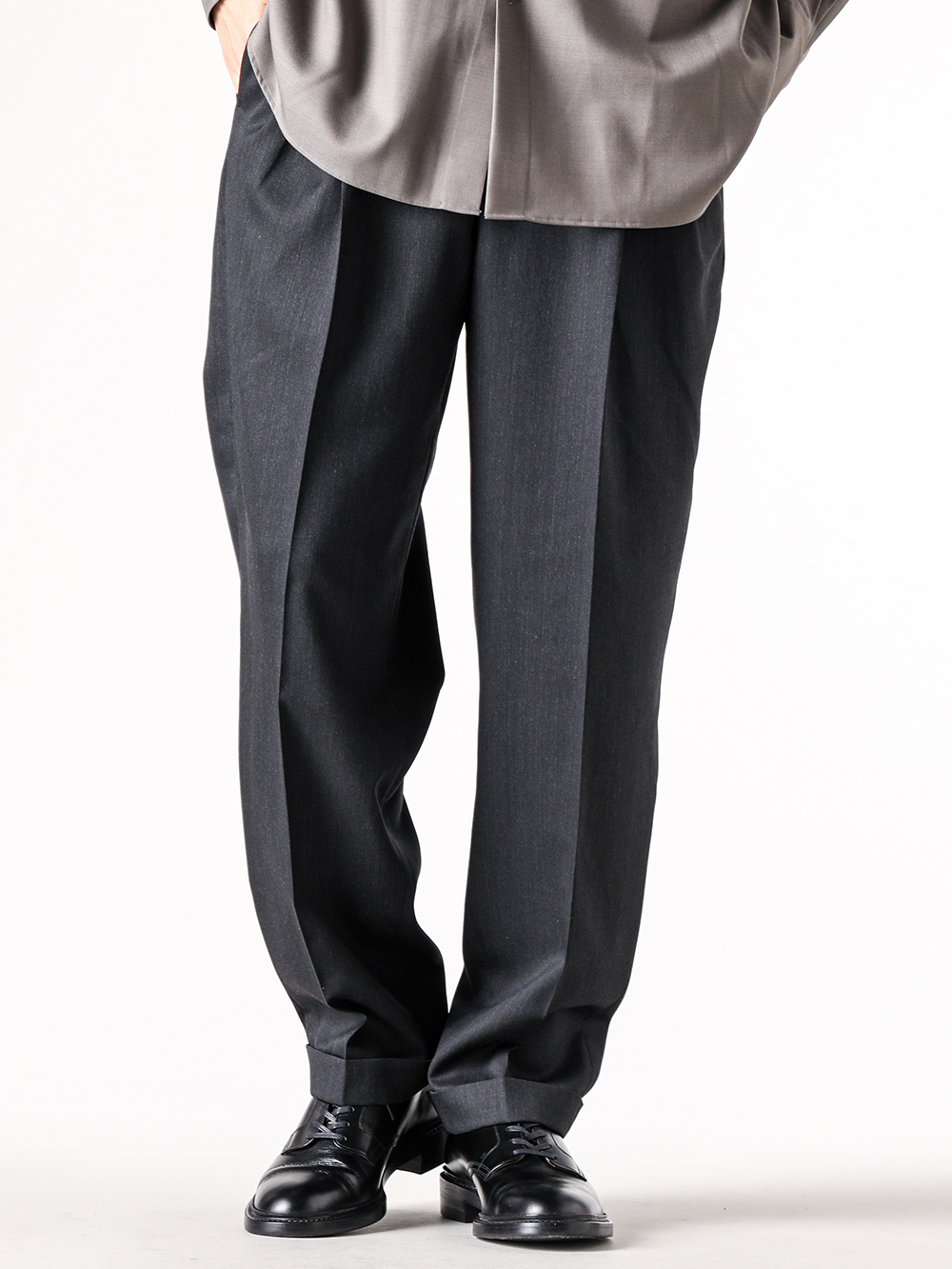 IRENISA - 25AW - Pants - IH-25FW-P048-ND8 Two Tucks Tapered Trousers 4-0011