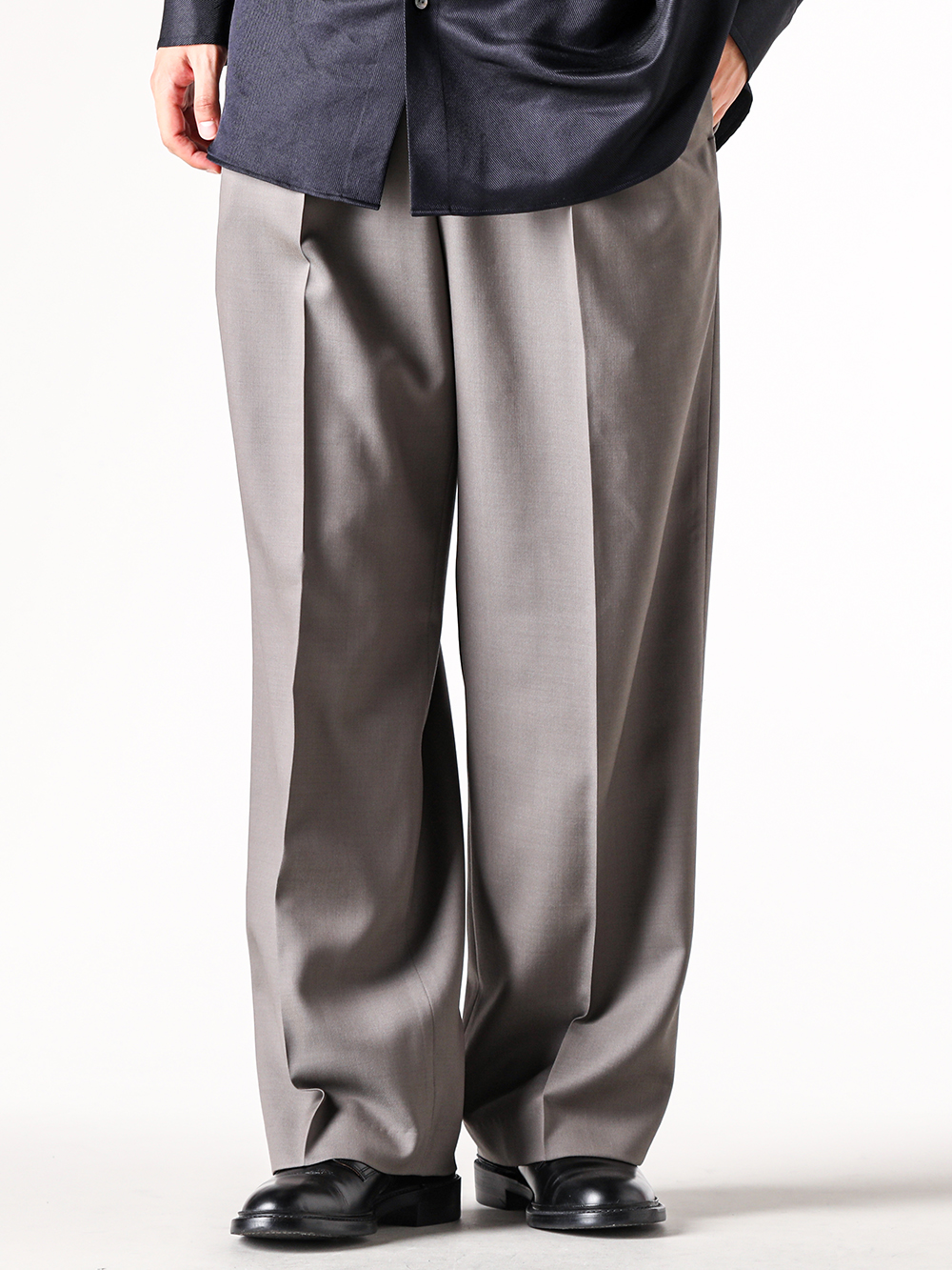 IRENISA - 25AW - Pants - IH-25FW-P018-ND8 Two Tucks Wide Trousers 4-002 4-003