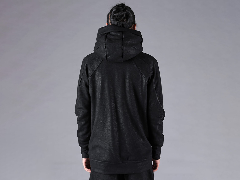 D.HYGEN - 25-26AW - Tops - Untwisted Fleece-Lined Hooded Jacket （Black） - ST101-0225A 1-0028