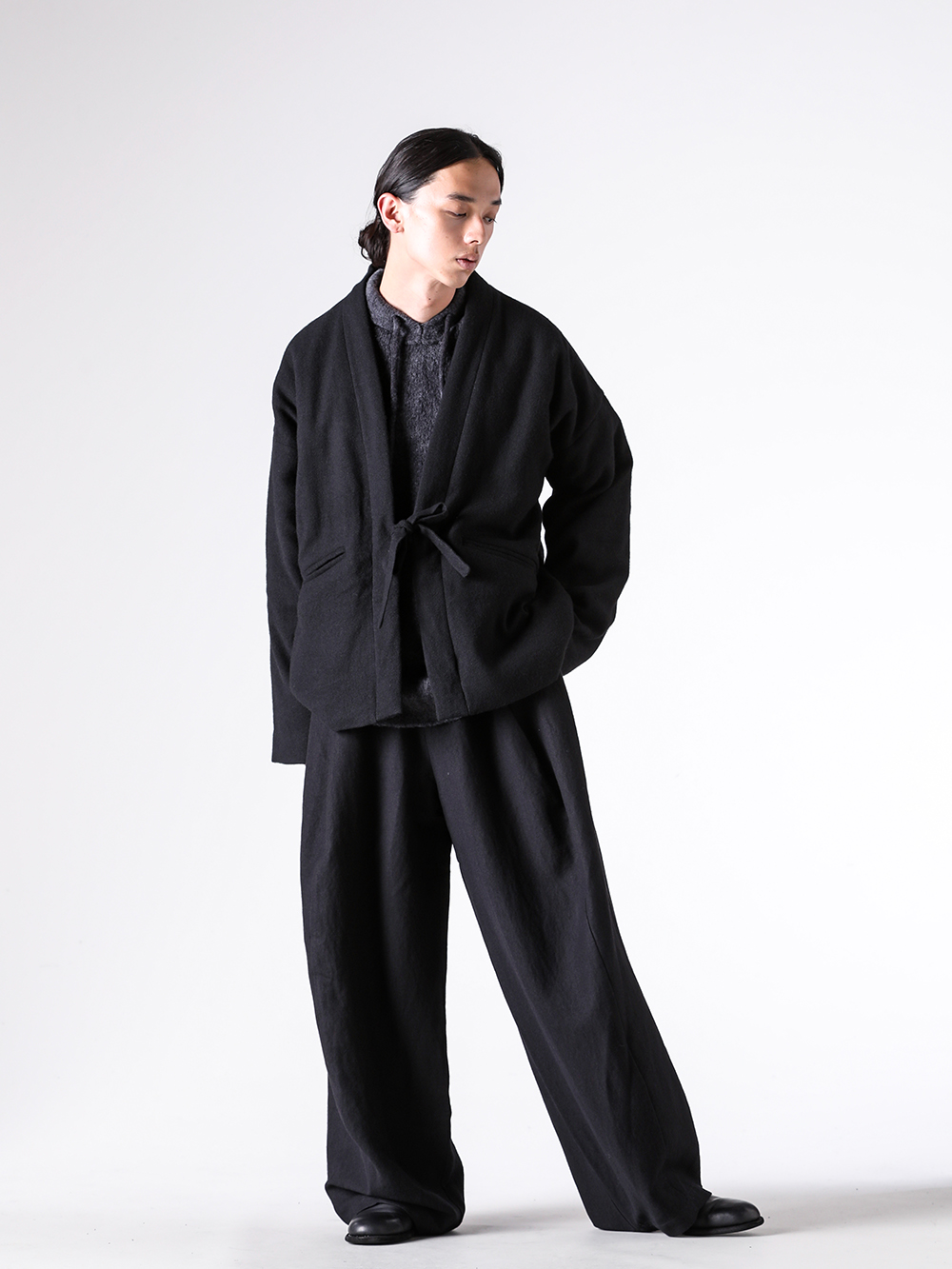 UMA WANG - 25-26AW - Jacket - JOLLA JKT （Black） - W5/M/UM6521 1-009