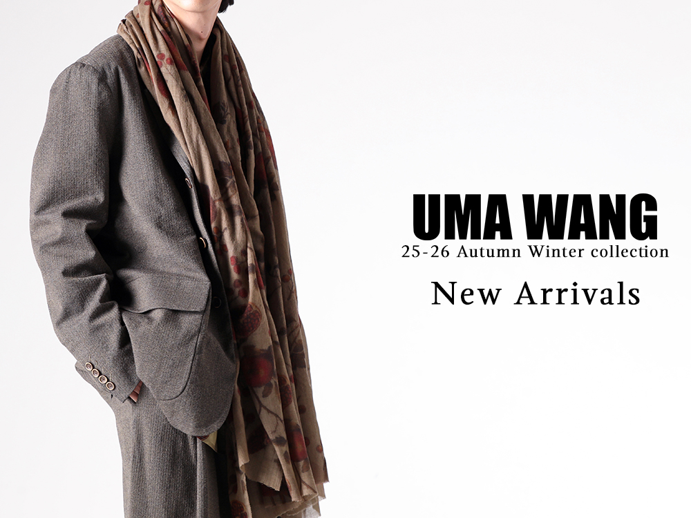 入荷情報】UMA WANG(ユマワン) 25-26AWの新作が入荷：アウター