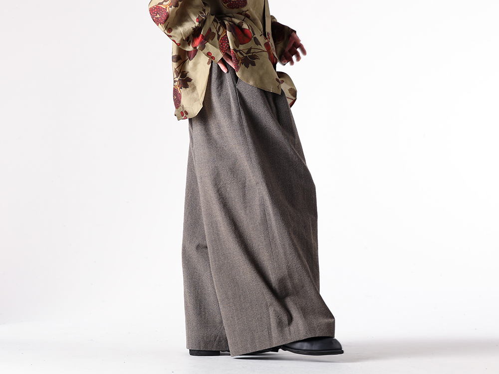 UMA WANG - 25-26AW - Pants - POETIC PANTS （Grey Brown） - W5/M/UM3522 4-006