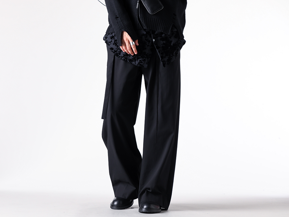 Ann Demeulemeester 25-26AW クルーネックニット モードスタイル