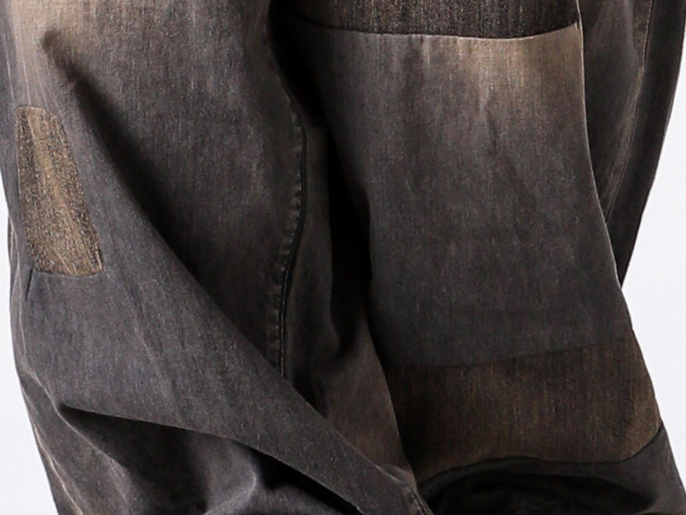 yk(°_°)様 6111 KAMIYA 25-26AW Tribal Knit Patchwork Pants Style -FASCINATE