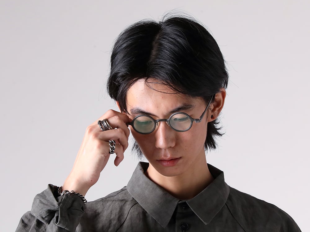 DEVOA - 25AW styling - DEVOA - Loose shirt with a striking three-dimensional structure and expressive fabric - RG1911TI - x ZIGGY CHEN RG1911TI Mad Scientist （AntiqueBronze xAntiqueTitanium xGrayGradient） 1-008