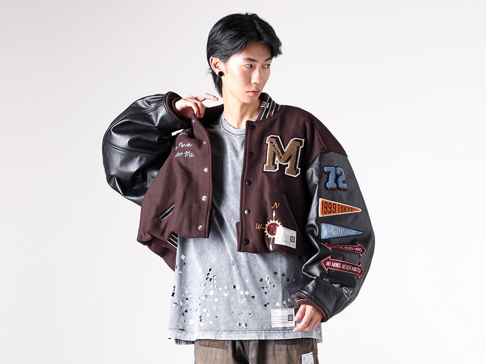 ミハラヤスヒロ[MIHRA YASUHIRO]ショールカラースタジャン Mサイズ ミハラヤスヒロ[MIHRA YASUHIRO]ショールカラースタジャン M