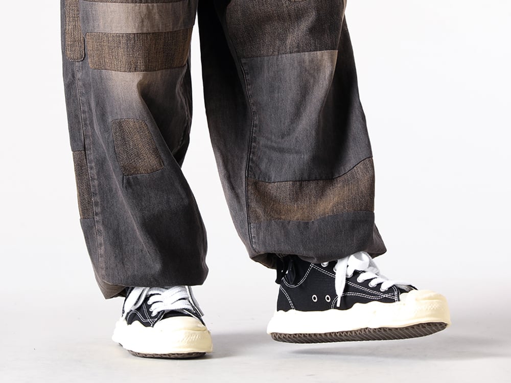 MIHARA YASUHIRO パッチワーク デニムパンツ Maison MIHARA YASUHIRO 25-26AW スタジアムジャンパー パッチ