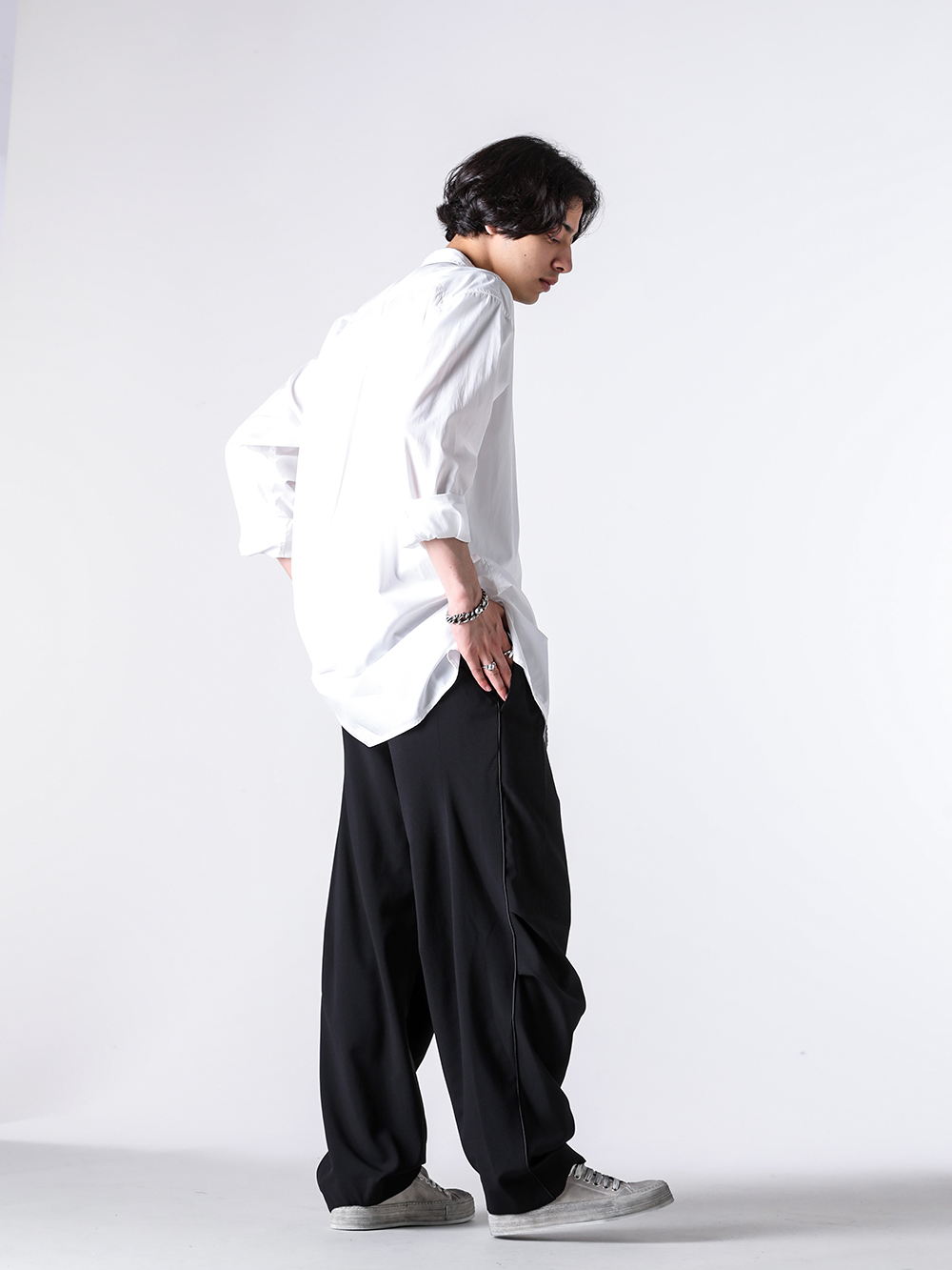 Yohji Yamamoto POUR HOMME スタンダードBIGブラウス ベーシック