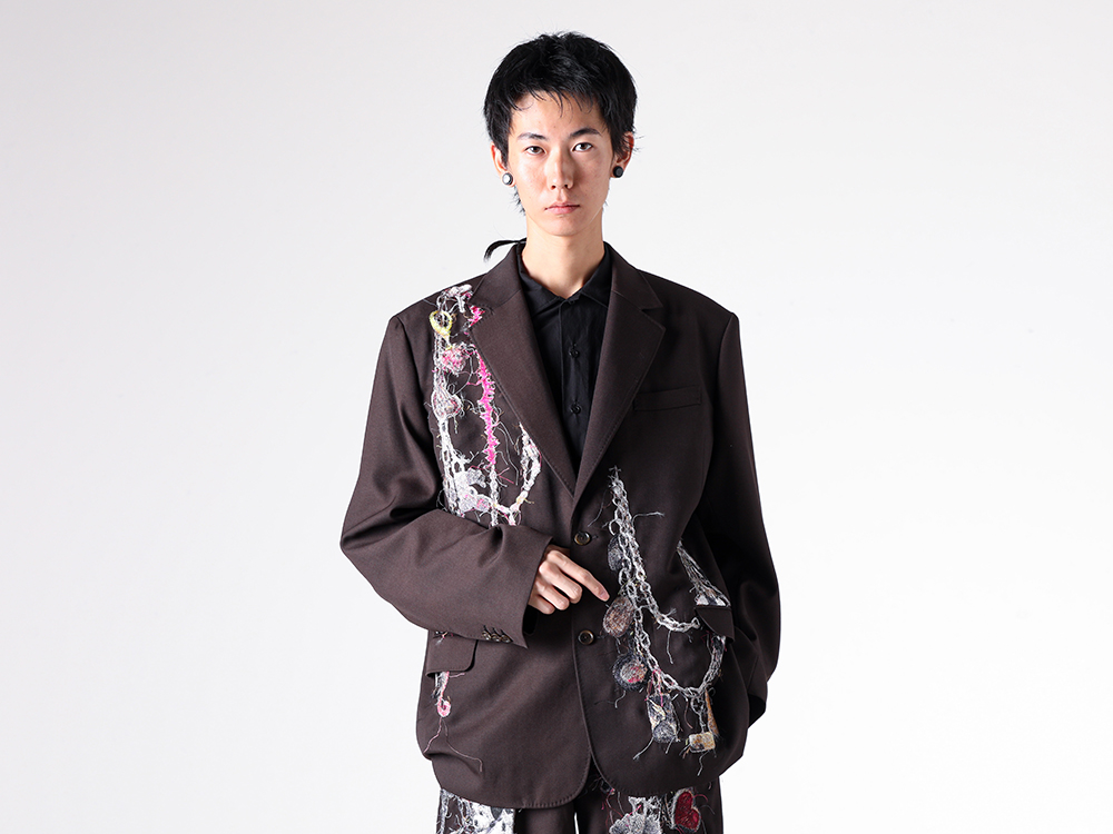 doublet - 25AW Styling - Embroidered Chain Tailored Jacket - 25AW16JK74 Embroidered Chain Tailored Jacket 1-001