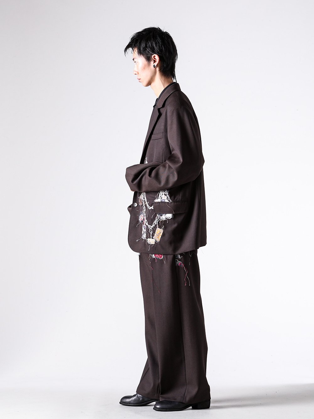 doublet 20AW　ジャケット＆パンツ　セットアップ セットアップ】ショート丈ジップジャケット / ワイドパンツ