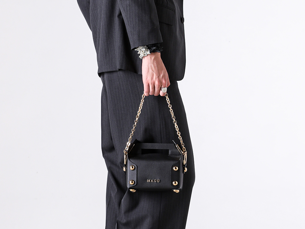 MASU - 25AW スタイリング - 2025AW  MASU ケーキバッグ - M26U6OJ008 LEATHER CAKE BAG 1-6-003