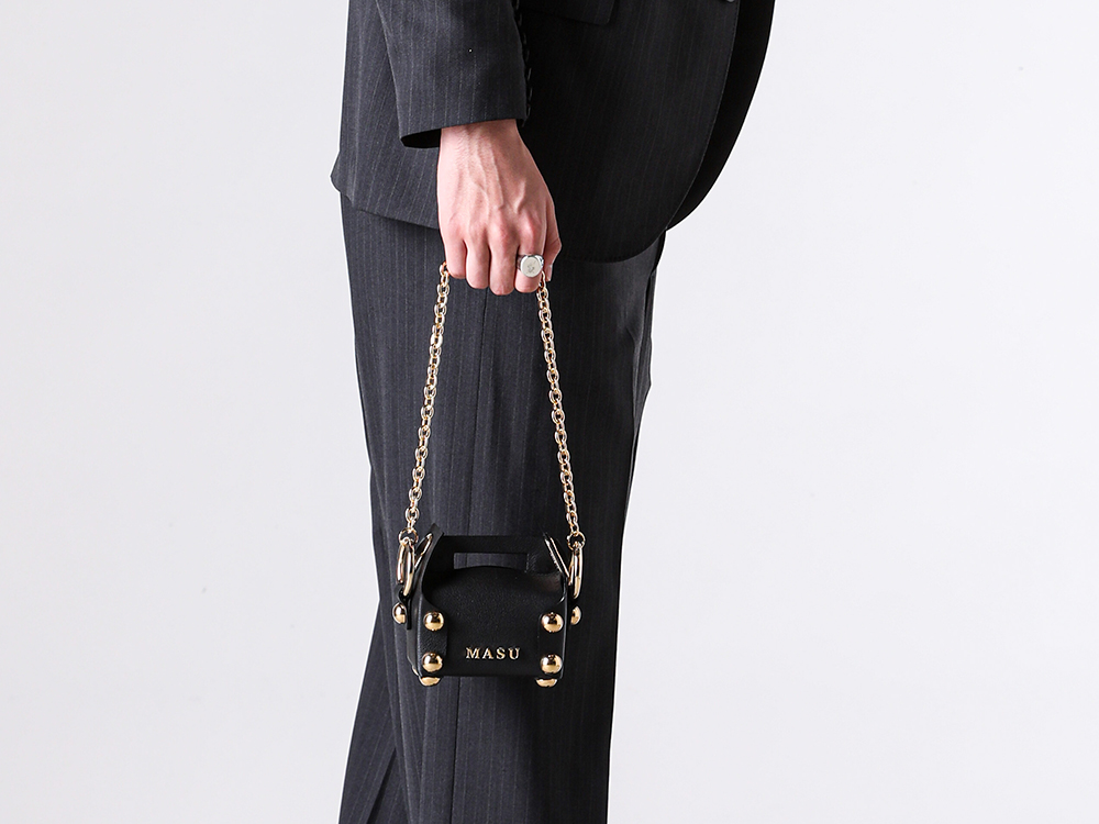 MASU - 25AW スタイリング - 2025AW  MASU ケーキバッグ - M26U6OJ007 LEATHER CAKE BAG PETIT 6-004