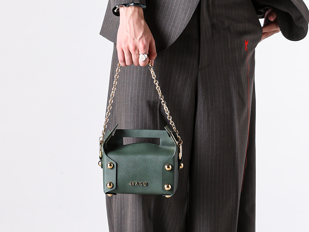 MASU - 25AW スタイリング - 2025AW  MASU ケーキバッグ - M26U6OJ008 LEATHER CAKE BAG 6-008