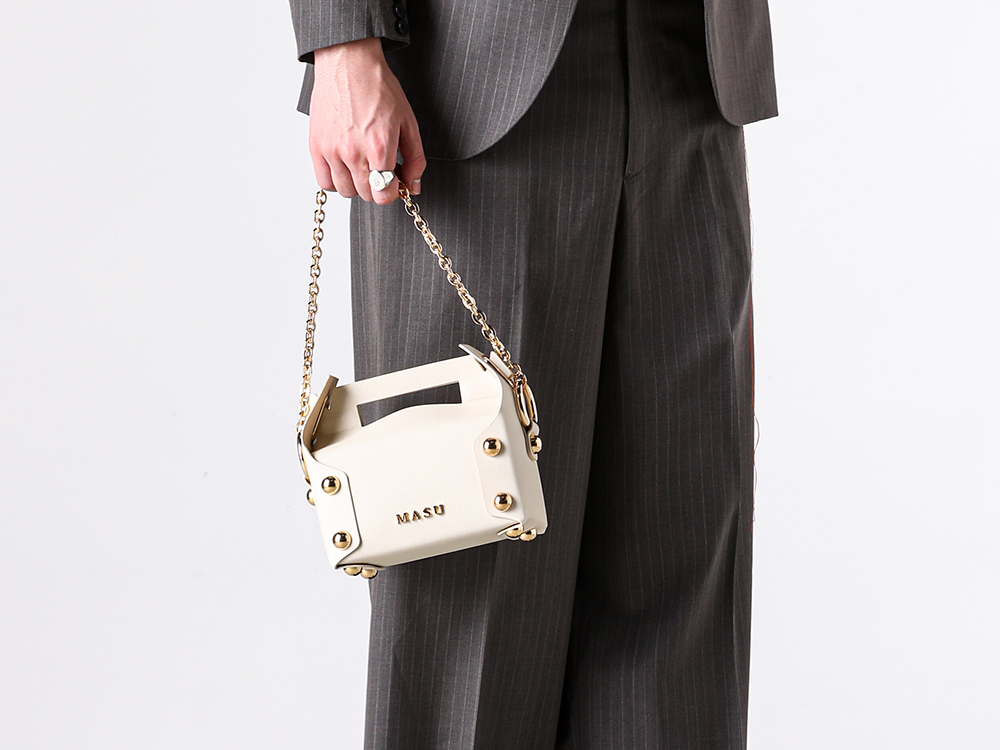 MASU - 25AW スタイリング - 2025AW  MASU ケーキバッグ - M26U6OJ008 LEATHER CAKE BAG 6-009