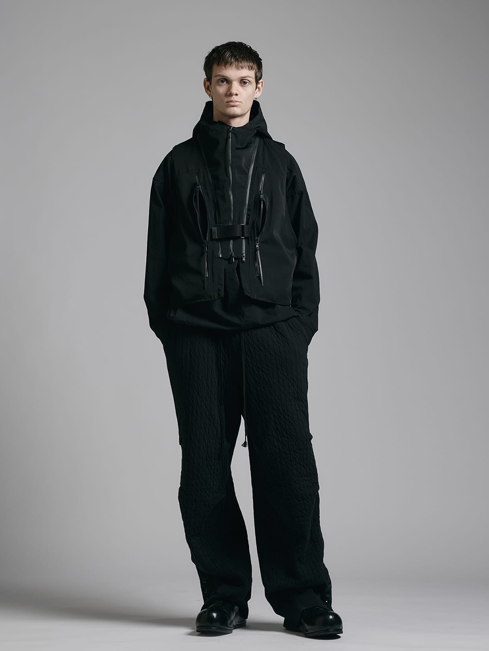 The Viridi-anne - 25AW - Shirt and Vest - VI-3891-06 Nylon/Wool Twill Tactical Vest 1-004