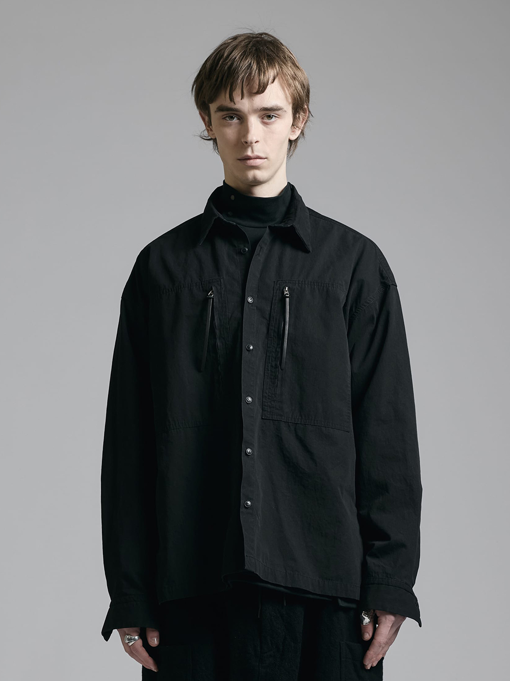 The Viridi-anne - 25AW - Shirt and Vest - VI-3913-02 Down Proof Ball Wash Shirt 2-006