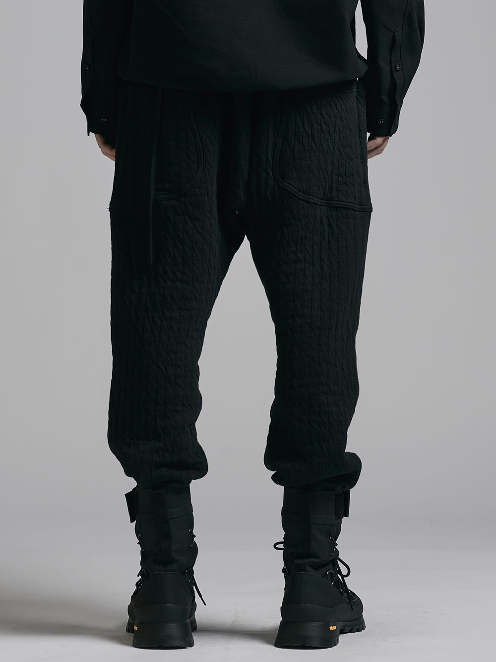 The Viridi-anne - 25AW - Pants - VI-3929-04 Eyelet Quilted Drop Crotch Pants 3-008