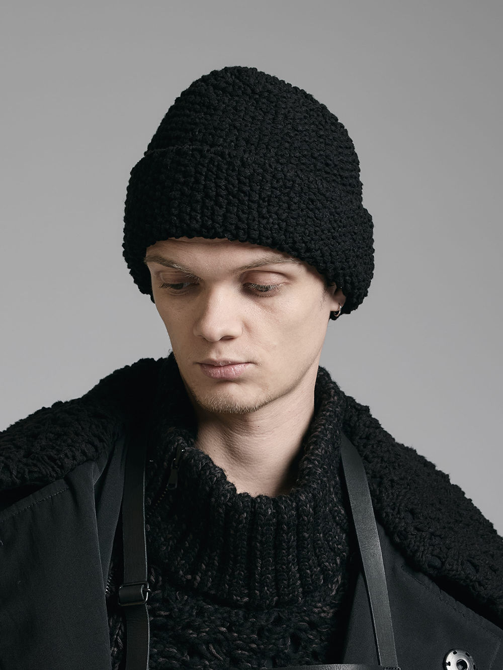 The Viridi-anne - 25AW - Accessories - VI-3938-09 Slub Yarn Knit Hat 4-0010