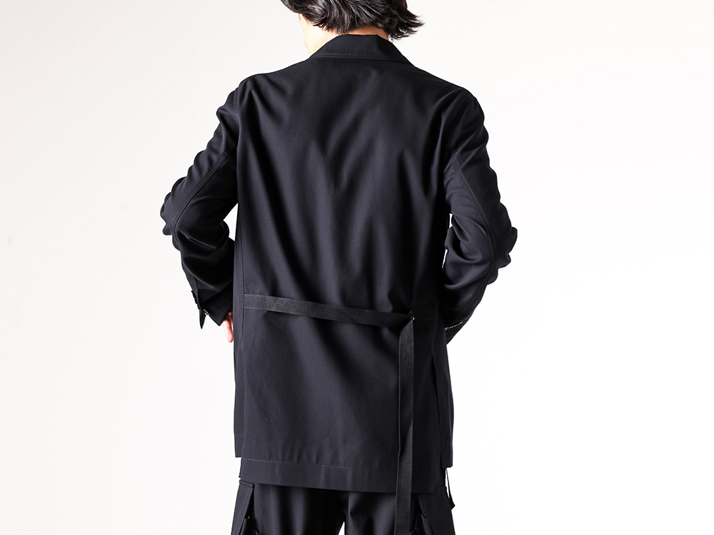 ANN DEMEULEMEESTER ブラック トレンチコート S ANN DEMEULEMEESTER 18-19A/W Outer Style | HUES 福岡セレクト