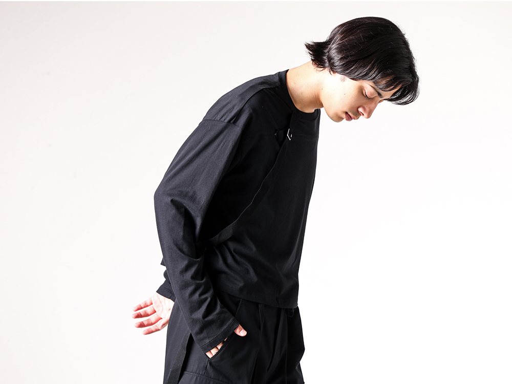 着画あり!!ANN DEMEULEMEESTER プリント ロング丈カットソー Leah long Asymmetric Dress – Ann Demeulemeester