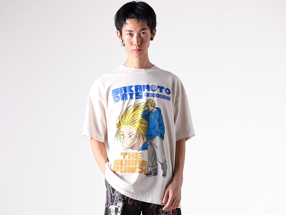 SAKAMOTO DAYS Tシャツ 生成色 アニメT サカモトデイズ SAKAMOTO DAYS Tシャツ 生成色 アニメT サカモトデイズ SAKAMOTO