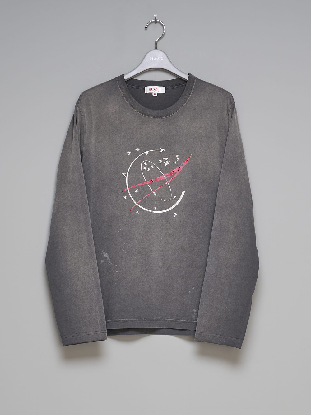 MASU - 25AW styling -2nd delivery product introduction - M25F9CS009 WASTED EXPLORER CREW LONG SLEEVE T-SHIRT 1-004