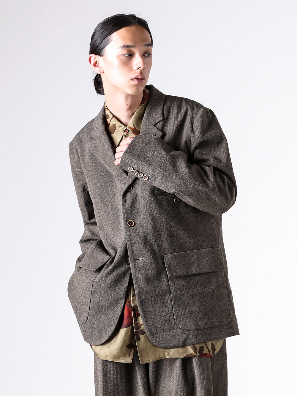 UMA WANG - 25AW スタイリング - 上半身 - W5/M/UM6512 - JUPITER JKT - W5/M/UM1502 - TAB TOP - W5/M/UM3522 1-001