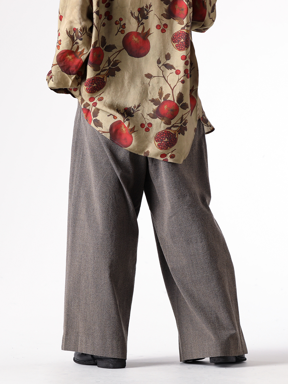 UMA WANG - 25AW  - 下半身 - W5/M/UM3522 - POETIC PANTS - GR02 - Daddy Shoes 2-003