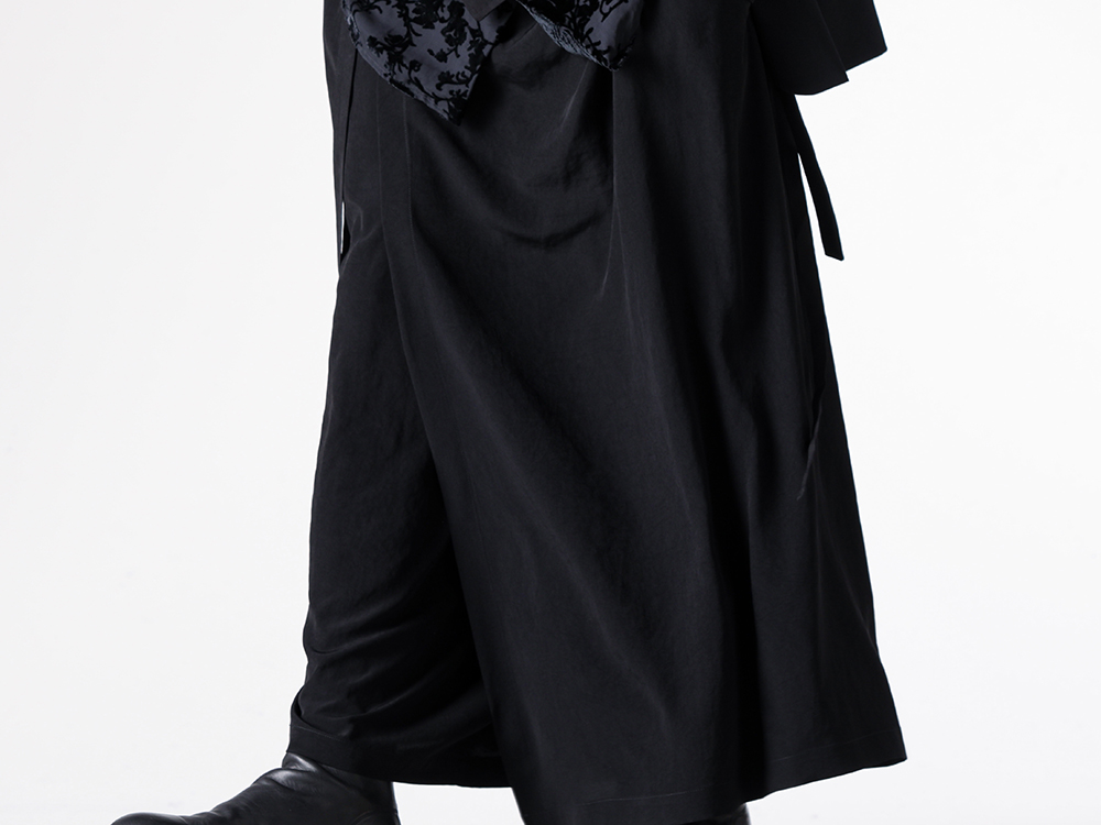 Yohji Yamamoto POUR HOMME / Ann Demeulemeester - 25-26AW  - Bottoms - wraparound pants (HL-P13-500) - Side Zip Boots Single Sole (698) 2-002