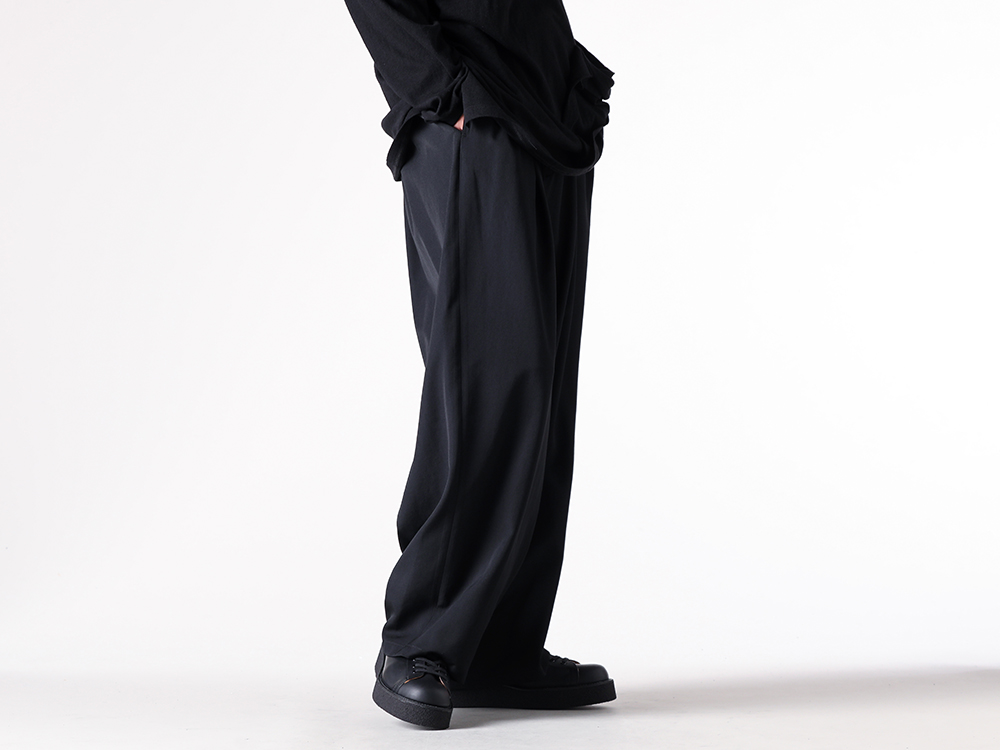 【値下げしました】ヨウジヤマモト　ジッパー付きコート 黒 Ground Y ウールギャバジンジッパーオーバーコート - Ka na ta