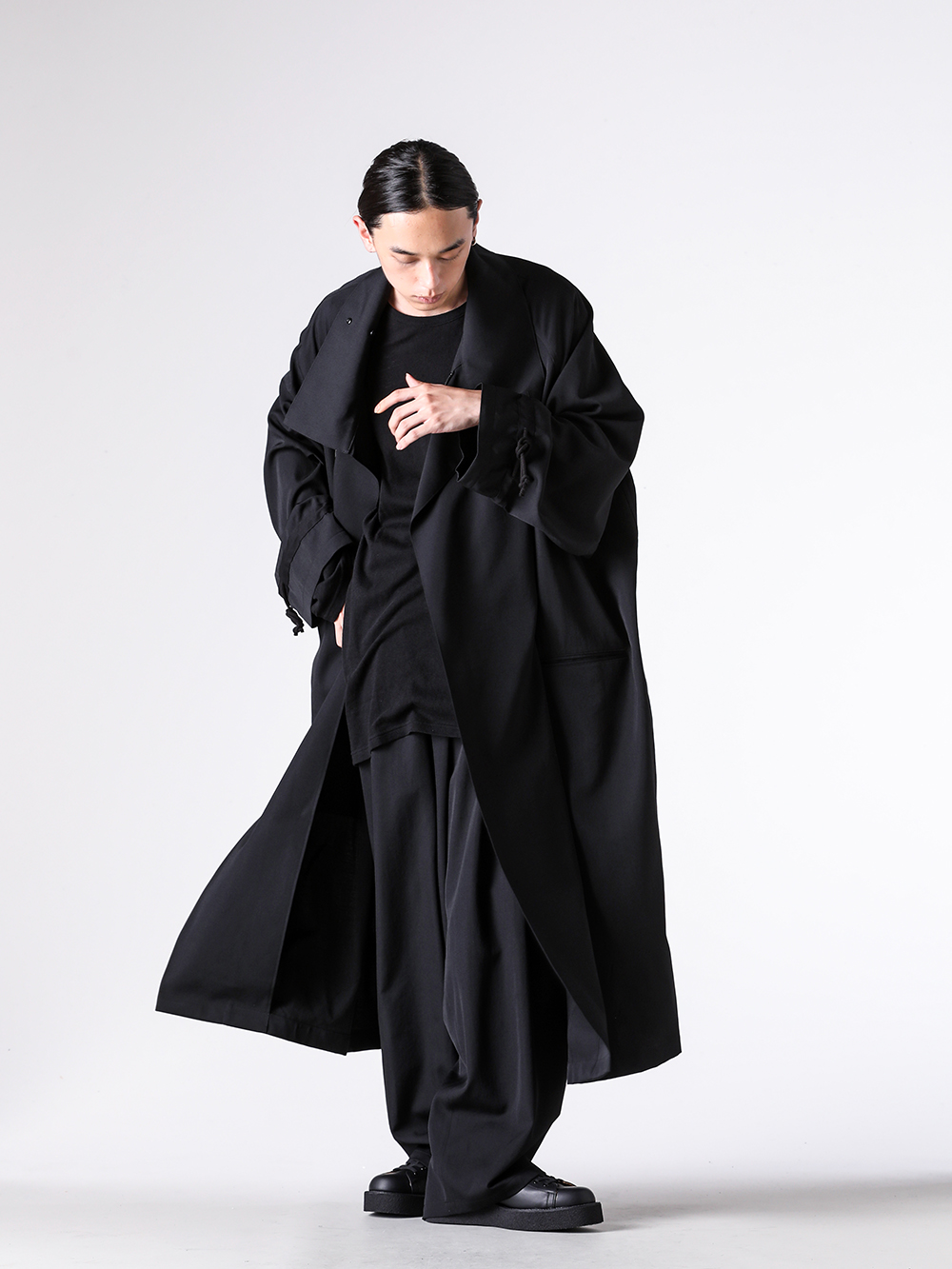 Yohji Yamamoto POUR HOMME 25-26AW クロスジッパーコート