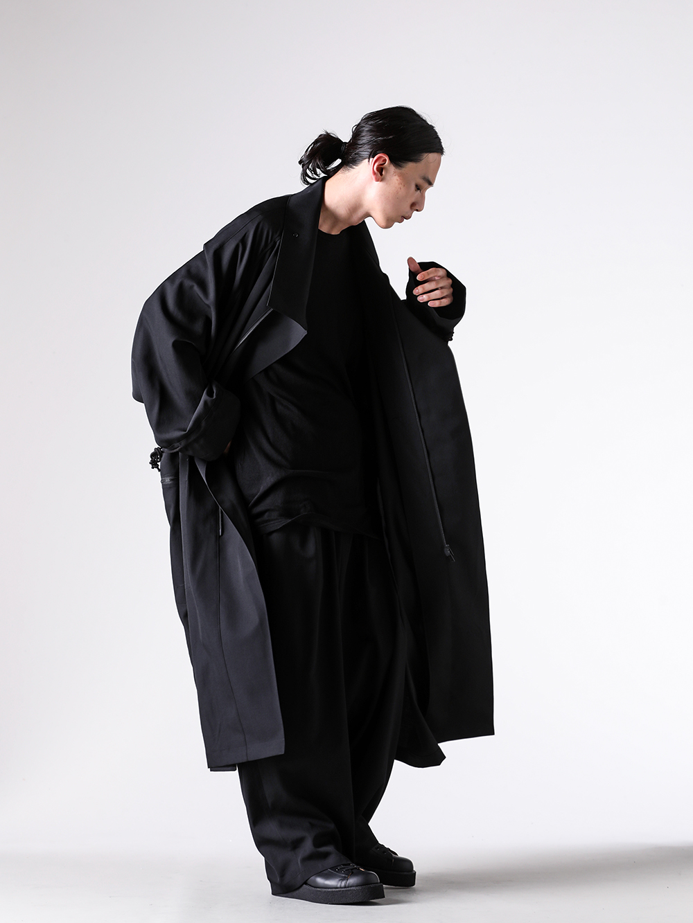 Yohji Yamamoto POUR HOMME 25-26AW クロスジッパーコート