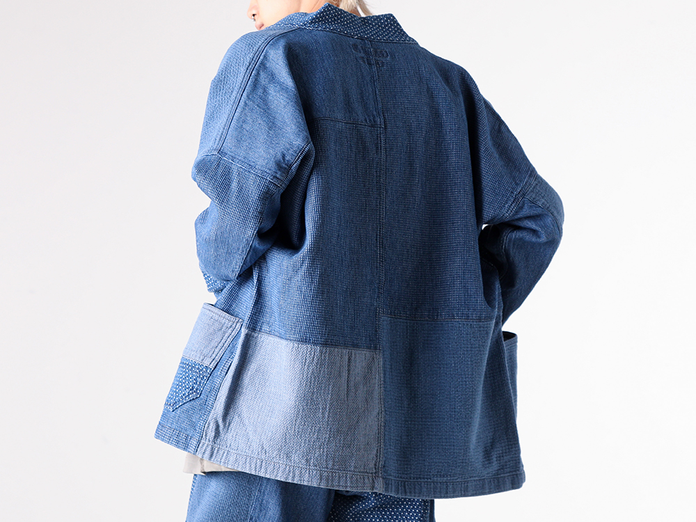 FDMTL - 25-26AW - Jacket - HAORI JACKET 3YR WASH （INDIGO） - FA25JK32U 1-0012