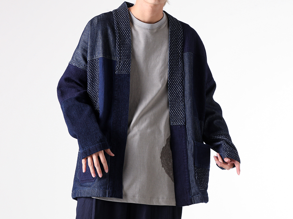 FDMTL - 25-26AW - Jacket - HAORI JACKET RINSE （INDIGO） - FA25JK32R 1-009