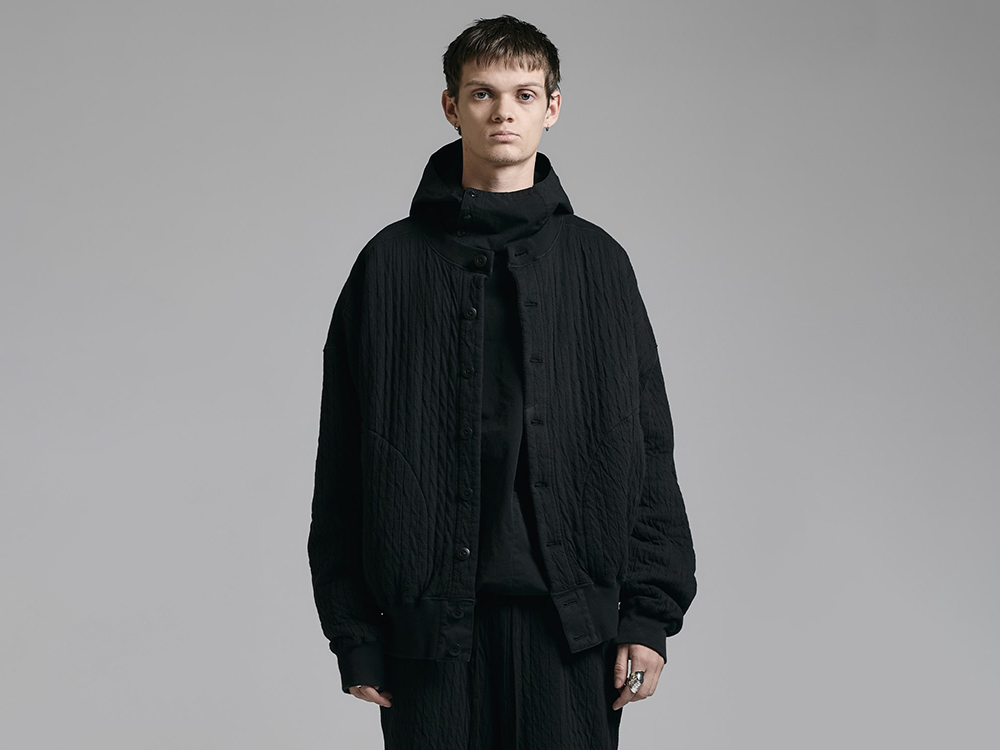 The Viridi-anne - 25-26AW - coat ・ jacket - Eyelet Quilted Blouson （BLACK） - VI-3927-01 1-007