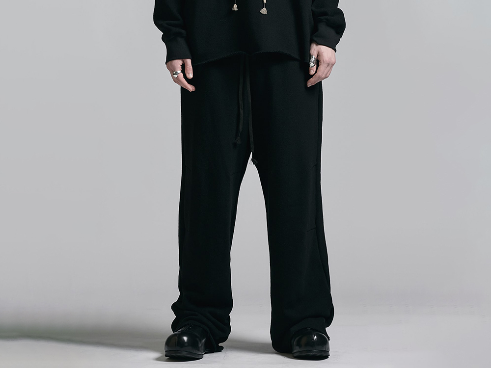 The Viridi-anne - 25-26AW - pants - Linen/Wool Baggy Pants （GRAY） - VI-3943-04 3-003