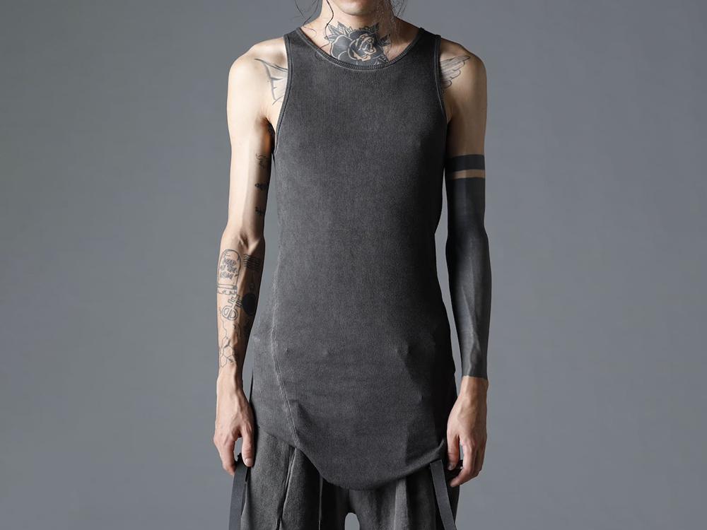 D.HYGEN - 25-26AW - Tanktop - Cotton x Rayon Rib Tank Top （DUST） - ST101-1425A 4-003