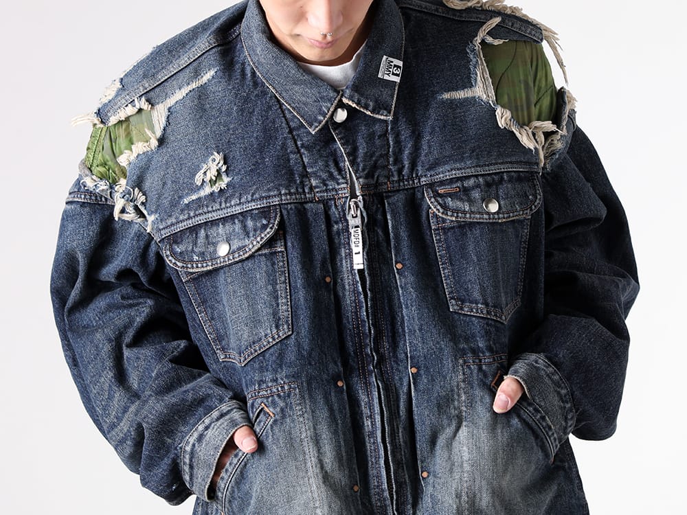 ジャケット・アウター MIHARAYASUHIRO Roll-up Hem Fright Jacket MIHARAYASUHIRO Roll-up Hem Fright Jacket