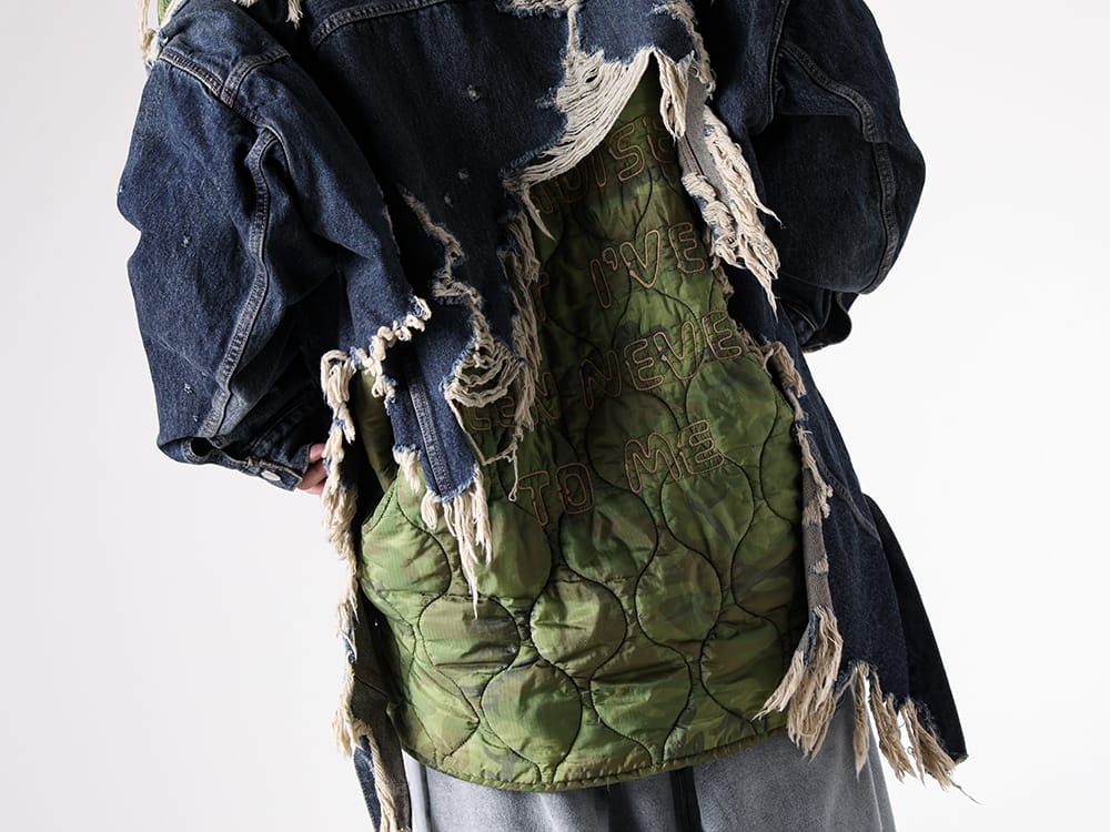Maison MIHARA YASUHIRO - J15BL121 - Double Layered Denim Jacket 2-006