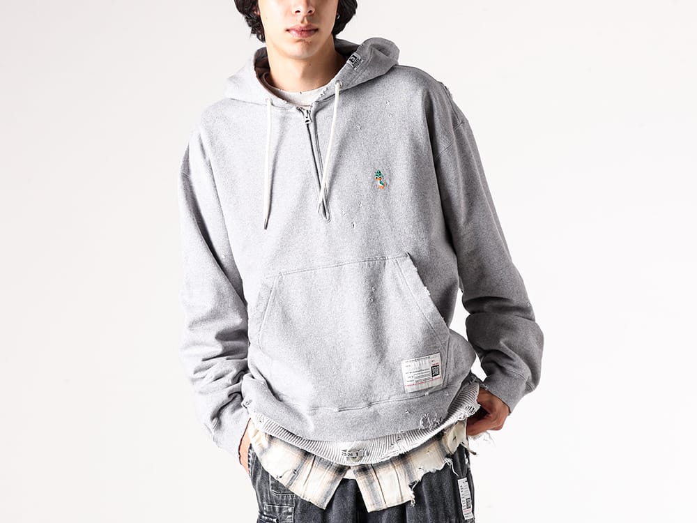 Maison MIHARA YASUHIRO - A15HD571 - Triple Layered Half Zip Hoodie 4-005
