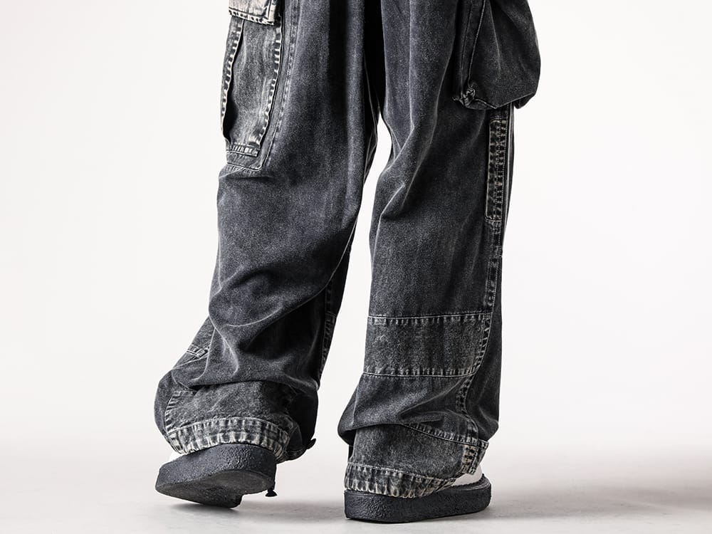 Maison MIHARA YASUHIRO - J15PT124 - Repair Cargo Trousers 4-0051