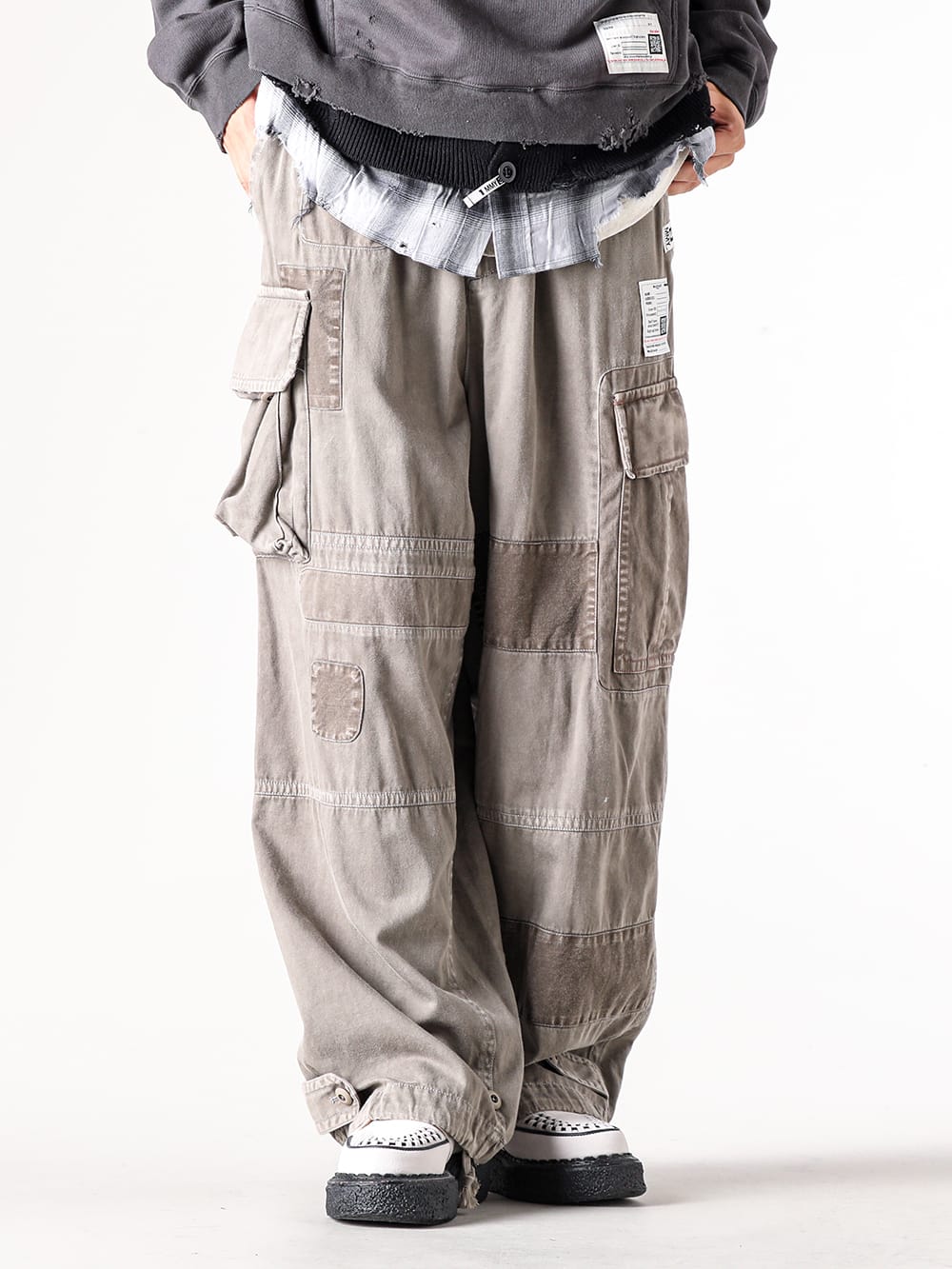 Maison MIHARA YASUHIRO - J15PT124 - Repair Cargo Trousers 4-0052