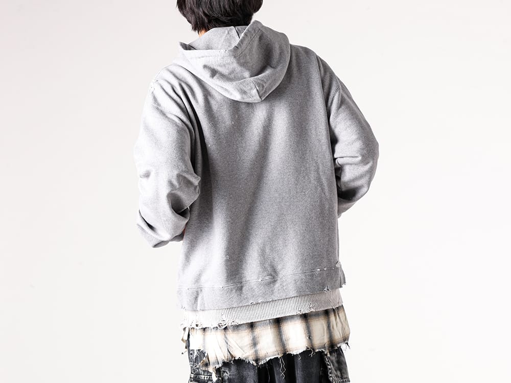 Maison MIHARA YASUHIRO - A15HD571 - Triple Layered Half Zip Hoodie 4-006