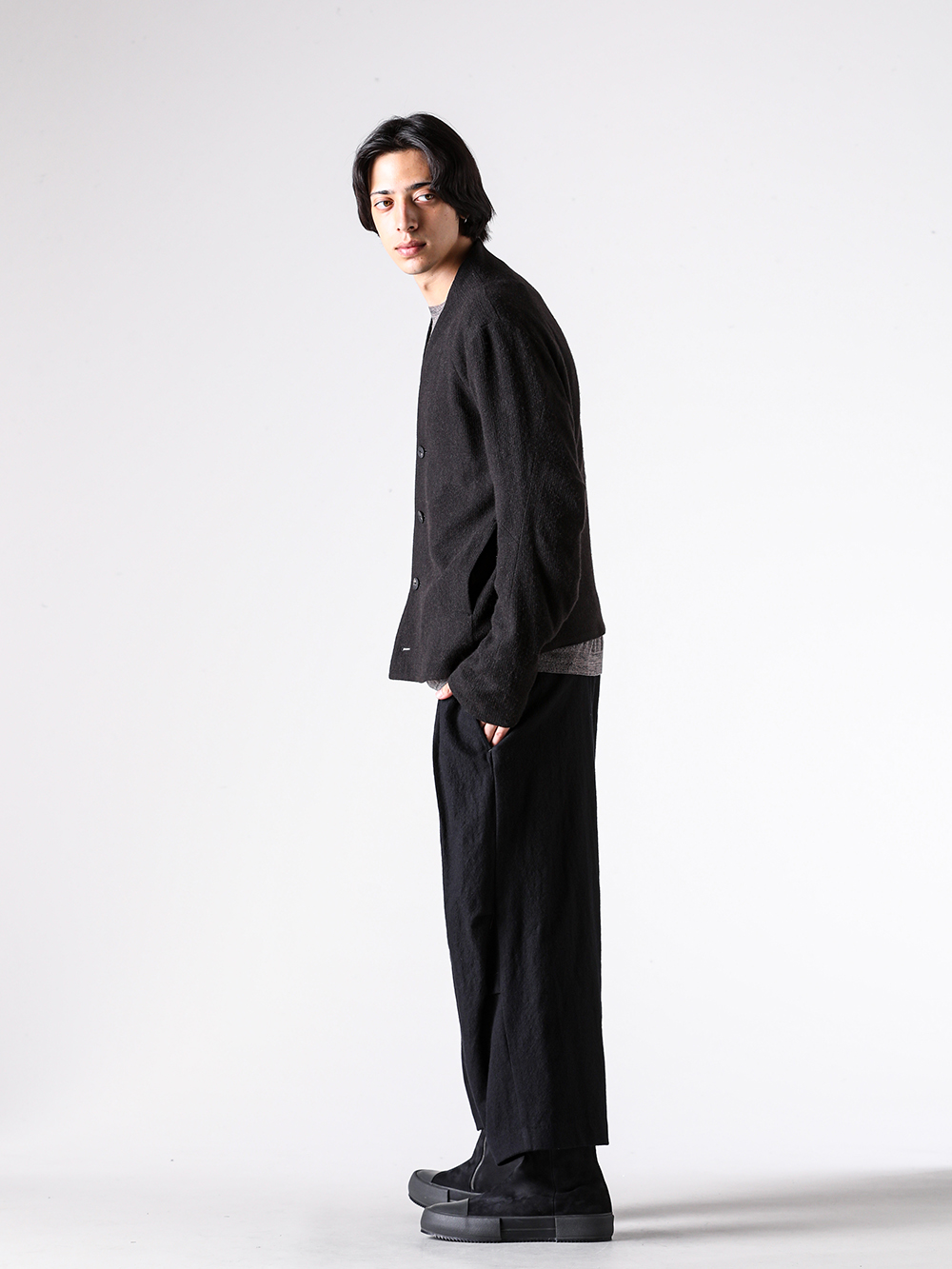 DEVOA 25-26AW ノーカラージャケット クラシックスタイル -FASCINATE