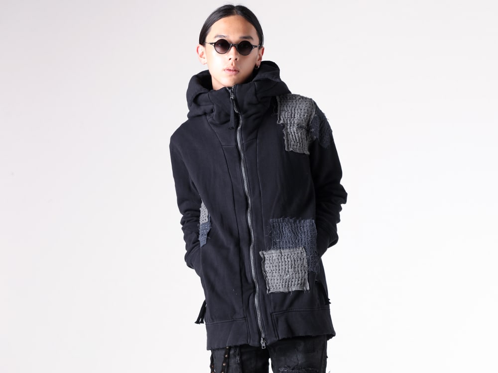 D.HYGEN - 25AW styling - Tops - digs.ST101-0125A - Untwisted Fleece-Lined Padded Damaged Hooded Jacket - RG1022TVA - TVA x RIGARDS RG1022TVA Clip On Sunglasses 1-001