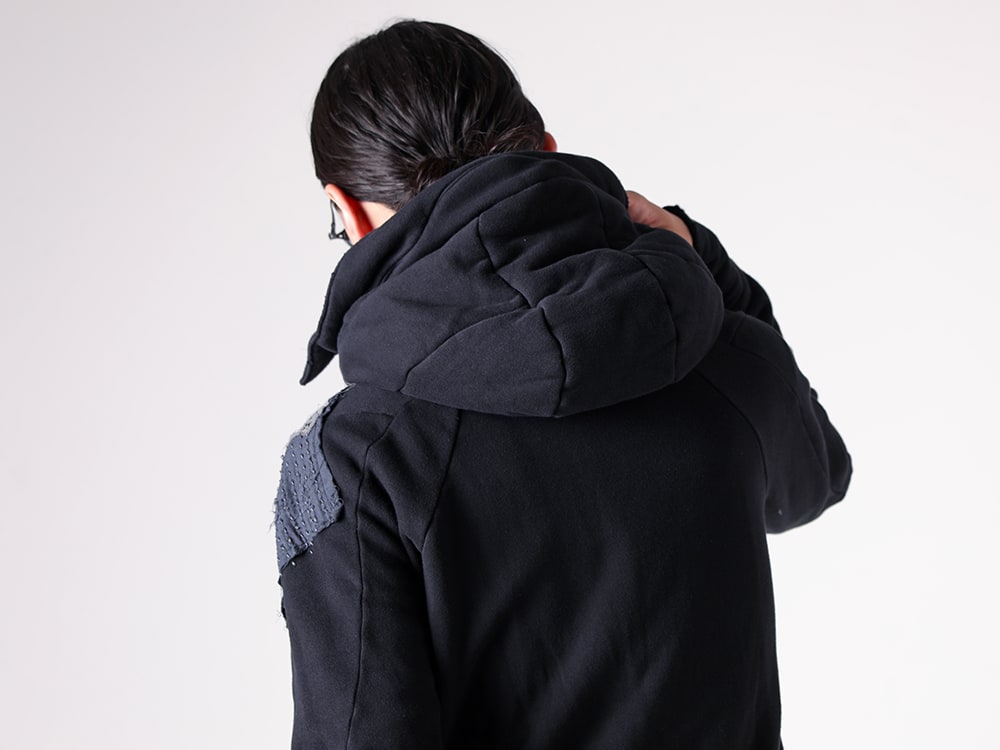 D.HYGEN - 25AW styling - Tops - digs.ST101-0125A - Untwisted Fleece-Lined Padded Damaged Hooded Jacket 1-005