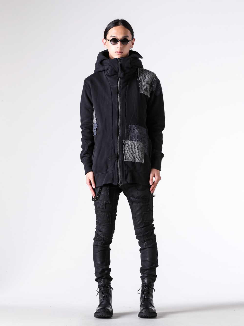 D.HYGEN - 25AW - Find another possibility through look - digs.ST101-0125A - Untwisted Fleece-Lined Padded Damaged Hooded Jacket - digs.ST101-1125A - Front Layered Long Sleeve T-Shirt - ST107-0325A - Product Coated Stretch Denim Damage Repair Straight Slim Pants - 795BZV_N - Norvegian welted Vibram-sole Back Zip Race Up Boots - RG1022TVA - TVA x RIGARDS RG1022TVA Clip On Sunglasses - M3962 - choker chunky link 3-001