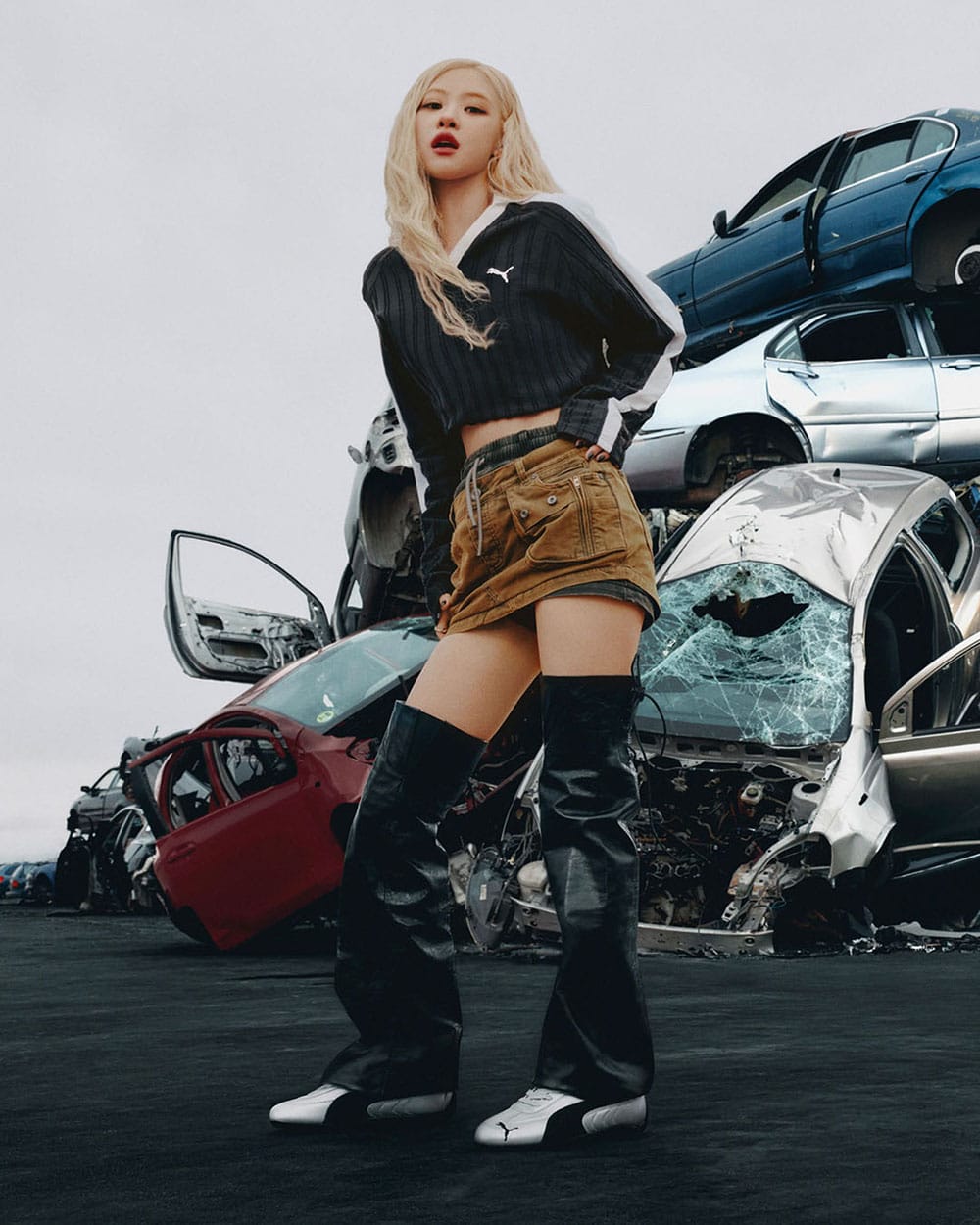 PUMA - SPEEDCAT METALLIC worn by BLACKPINK Rosé 1-003