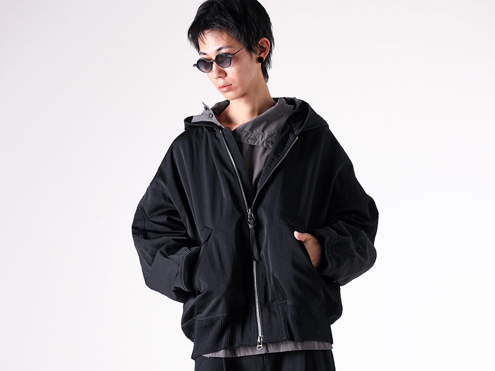 The Viridi-anne 25-26AW フーデッドジャケット コットンツイル